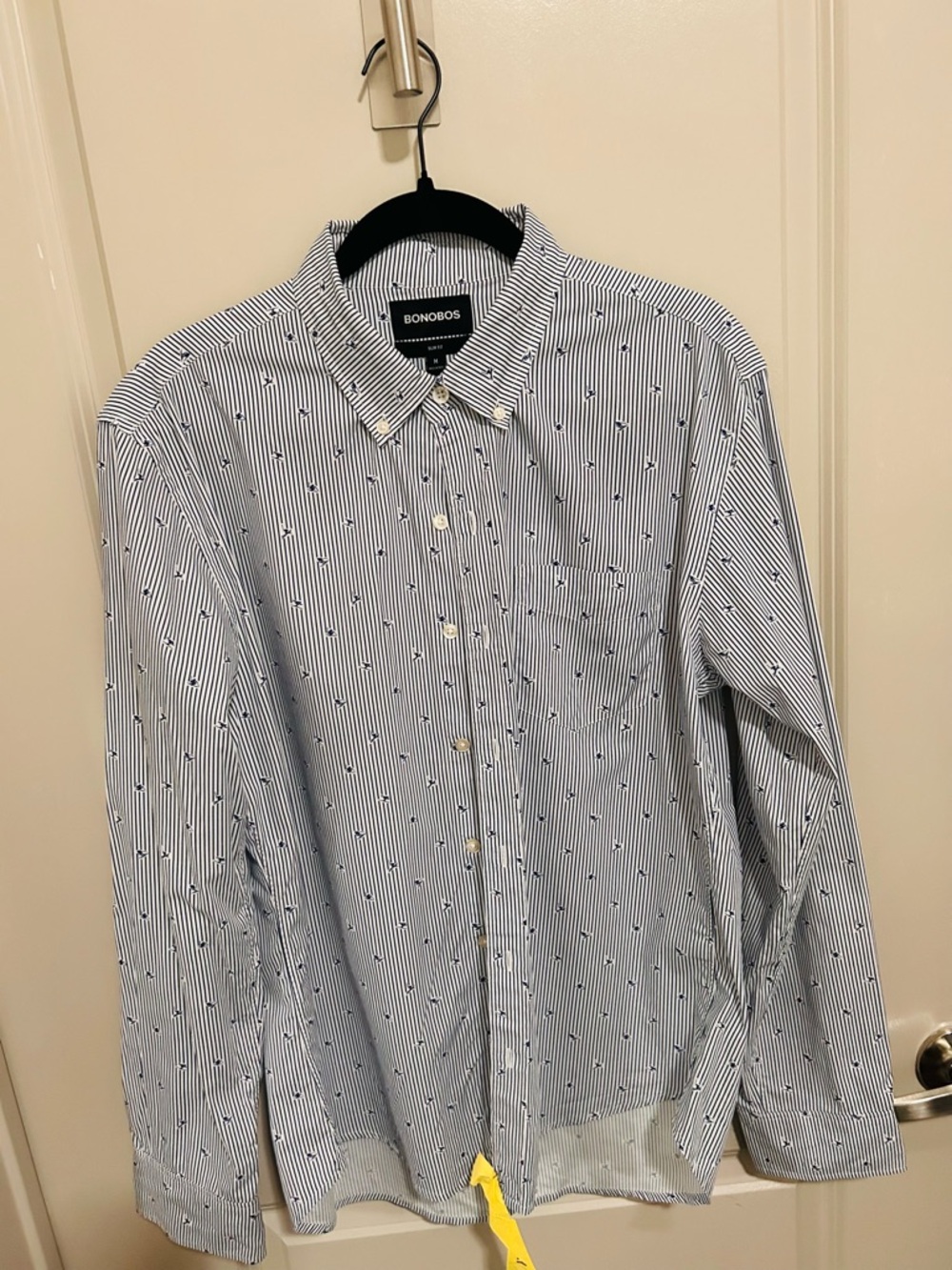 Bonobos Blue Stripe Button-Down Shirt EUC